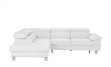 switch Ecksofa weiß - Kunstleder Costa