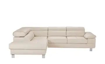 switch Ecksofa creme - Kunstleder Costa
