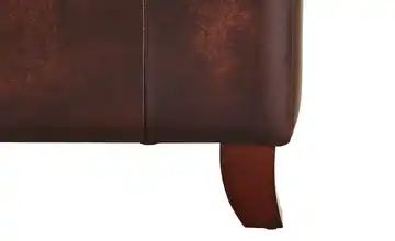 uno Sofa 2-sitzig braun - Leder Chesterfield