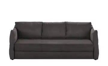 smart Sofa 3-sitzig dunkelgrau - Webstoff Franziska