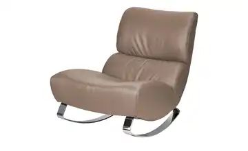 Design-Sessel braun - Leder Citole