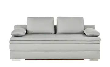 smart Boxspring- Schlafsofa grau - Webstoff Daphne