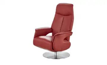 Relaxsessel rot - Leder Nils