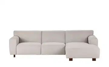 SOHO Ecksofa braun - Webstoff Tiana