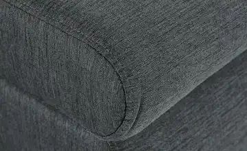 smart Ecksofa grau - Flachgewebe Ibby