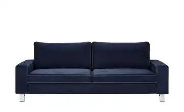 Sofa dunkelblau - Mikrofaser Coline