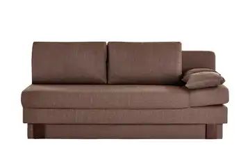 smart Schlafsofa braun - Webstoff Tamara