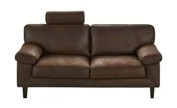 smart Sofa dunkelbraun - Mikrofaser Tine