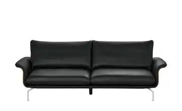 Nils Olsen Sofa schwarz - Kunstleder/Leder Lina