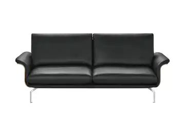Nils Olsen Sofa schwarz - Kunstleder/Leder Lina