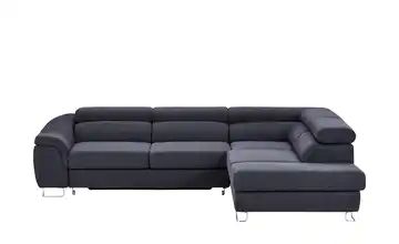 switch Ecksofa dunkelblau - Webstoff Lavos