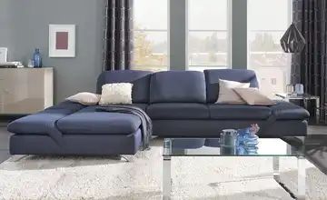 Ecksofa blau - Webstoff Saraa