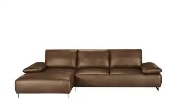 Ecksofa braun - Leder Empire