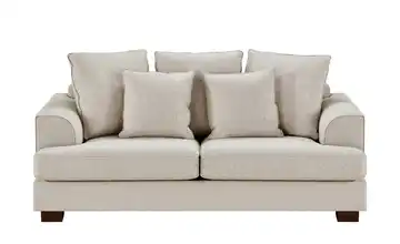 SOHO Sofa Franka Flachgewebe Beige 2,5