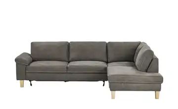 Ecksofa anthrazit - Mikrofaser Coline