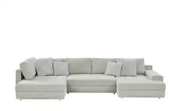 bobb Wohnlandschaft grau - Flachgewebe Arissa
