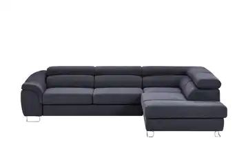 switch Ecksofa dunkelblau - Webstoff Lavos