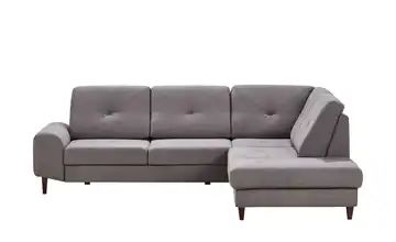 switch modernes Ecksofa grau - Webstoff Play