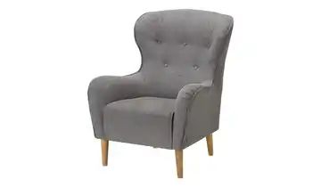 SOHO Sessel grau - Stoff Ellinor