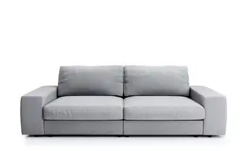 Big Sofa hellgrau - Flachgewebe Brooke