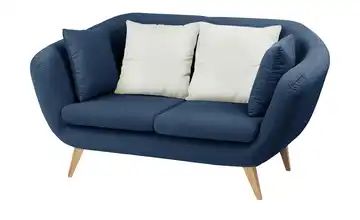 smart Sofa blau - Mikrofaser Ricarda