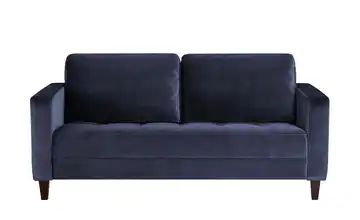 smart Sofa blau - Mikrofaser Geradine