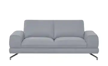 smart Sofa grau - Stoff Bonika Flachgewebe 2,5 Silbergrau