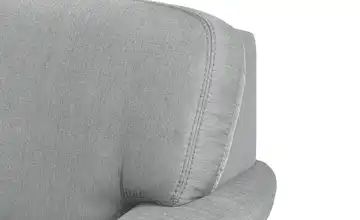 smart Ecksofa grau - Flachgewebe Valencia