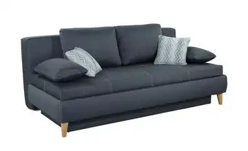 Schlafsofa blau - Mikrofaser Mavie