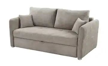 Schlafsofa grau - Mikrofaser Emely