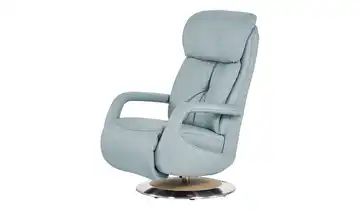 Relaxsessel blau - Leder Alea