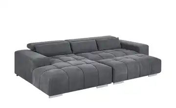 uno Ecksofa grau - Mikrofaser Origo