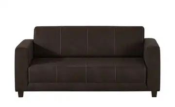smart Schlafsofa dunkelbraun - Mikrofaser Roxy