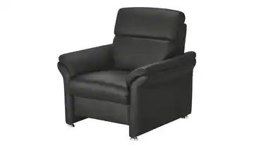 meinSofa Ledersessel schwarz - Leder Manon