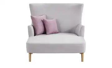 Sessel lila - Stoff Agra