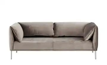 Sofa grau - Flachgewebe Melania