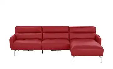 Ecksofa rot - Leder Mads