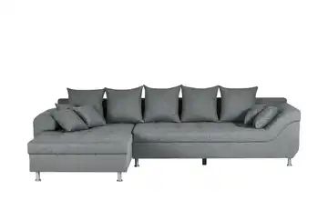 switch Ecksofa grau - Flachgewebe Avelina