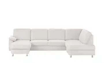meinSofa Wohnlandschaft creme - Mikrofaser Oliver-S