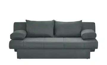 smart Schlafsofa anthrazit hell - Flachgewebe Andrea