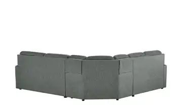 smart Ecksofa grau - Webstoff Valencia