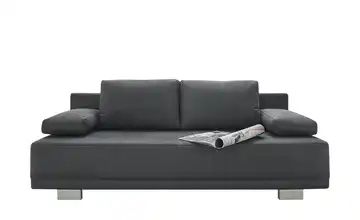 Schlafsofa dunkelgrau - Mikrofaser Liza