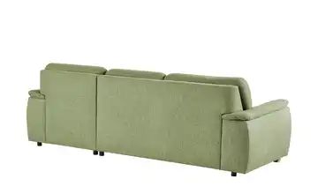 smart Ecksofa grün - Webstoff Valencia