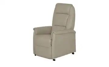 himolla Fernsehsessel grau - Leder 9773