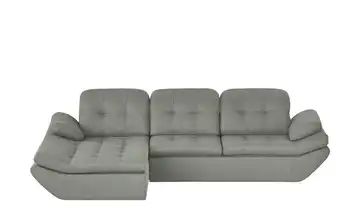 switch Ecksofa grau - Flachgewebe Maxim