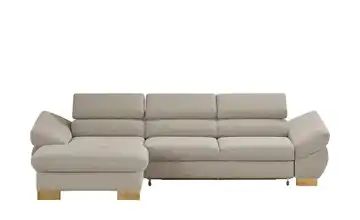 switch Ecksofa beige - Flachgewebe Fiore