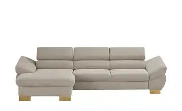 switch Ecksofa beige - Flachgewebe Fiore