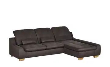 Ecksofa anthrazit - Mikrofaser Davinci