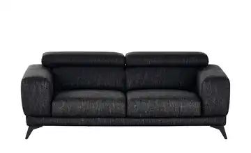 Sofa schwarz - Webstoff Opera