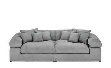 smart Big Sofa grau - Flachgewebe Lianea